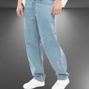 Vasura Jeans Loose Fit Mid Rise Light Blue Men Denim Jeans