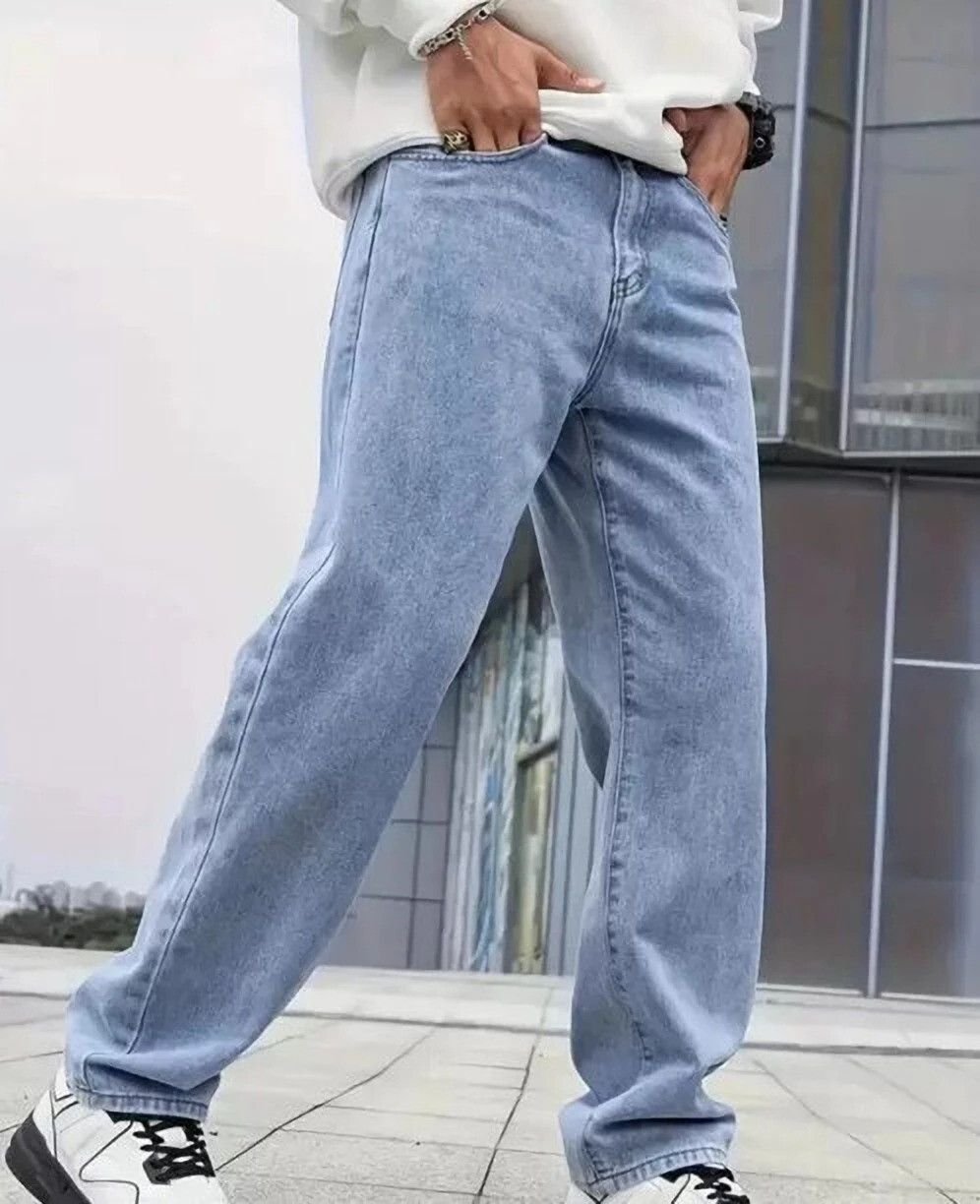 Vasura Jeans Boot-Leg Mid Rise Light Blue Men Denim Jeans