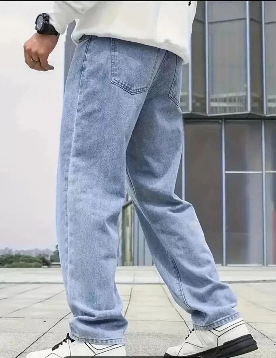 Vasura Jeans Boot-Leg Mid Rise Light Blue Men Denim Jeans - Image 2