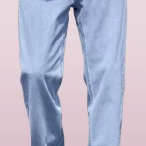 Vasura Jeans Loose Fit Mid Rise Light Blue Men Denim Jeans