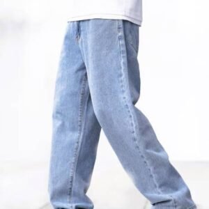 Vasura Jeans Loose Fit Mid Rise Light Blue Men Denim Jeans