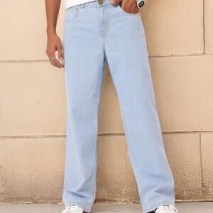 Vasura Jeans Boot-Leg Mid Rise Light Blue Men Denim Jeans
