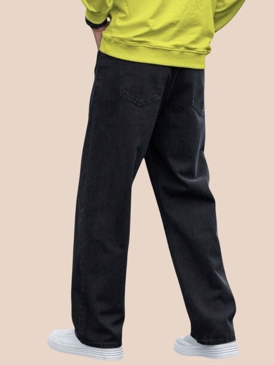Vasura Jeans Loose Fit Mid Rise Black Men Denim Jeans - Image 2
