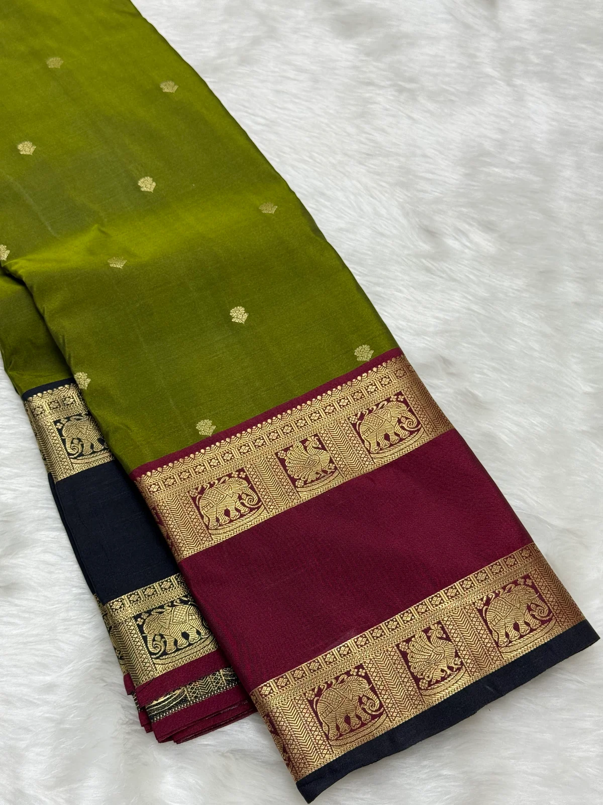 Premium Semi Kanchi Silk Saree - Image 2