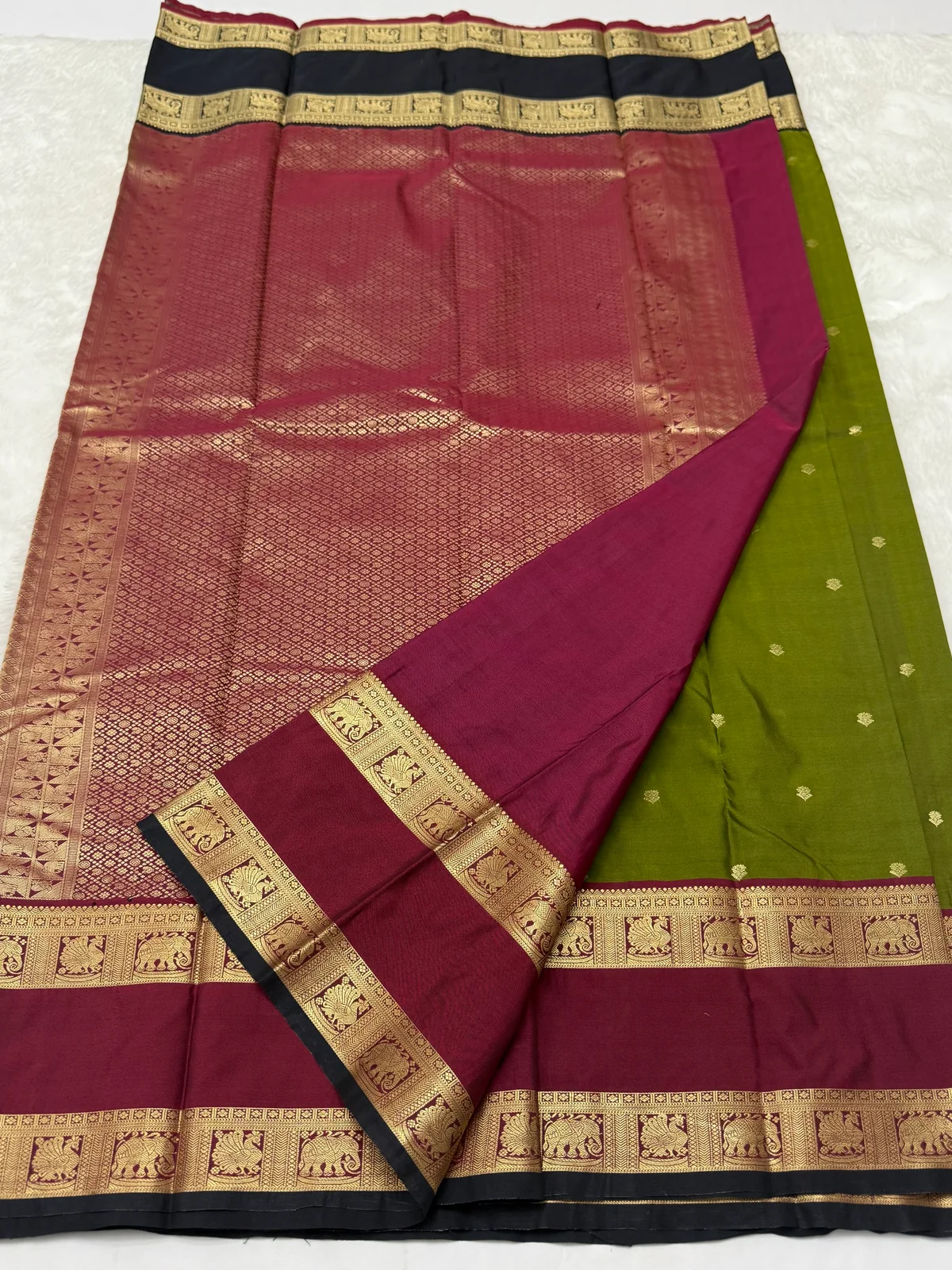 Premium Semi Kanchi Silk Saree - Image 3